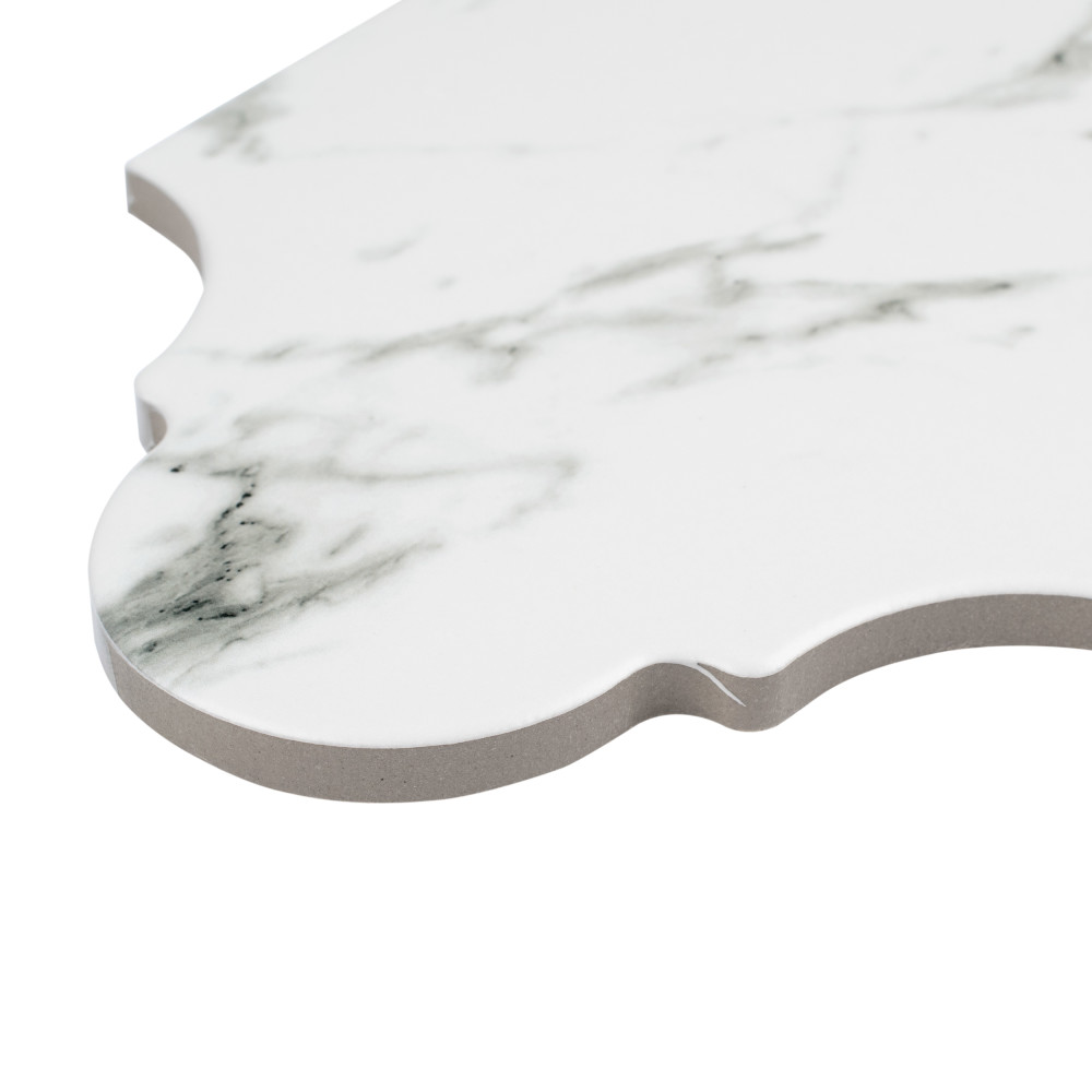 Timeless Calacatta Provenzal 6-1/4 in. x 12-3/4 in. Porcelain Floor and Wall Tile