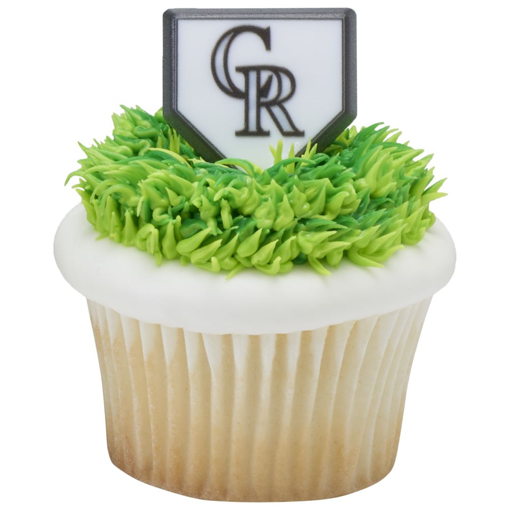 Image Cake MLB® Home Plate Team Logo Colorado Rockies™