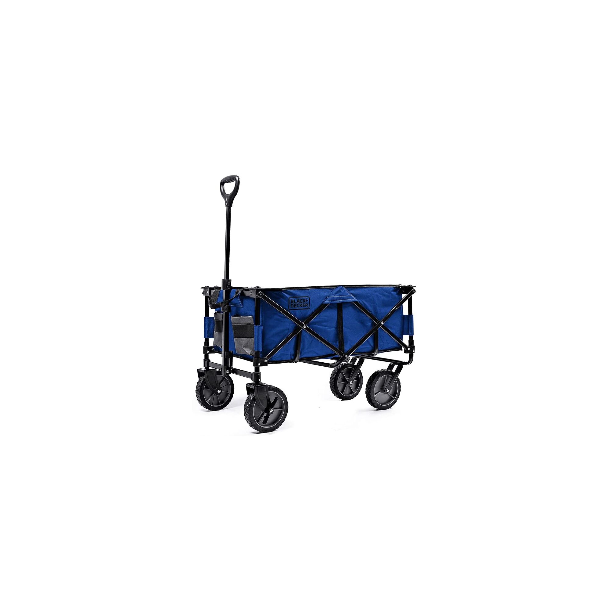 Black and decker blue collapsable, folding utility wagon