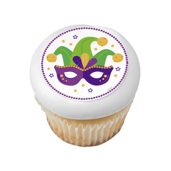 Mardi Gras Mask PhotoCake® Edible Image®