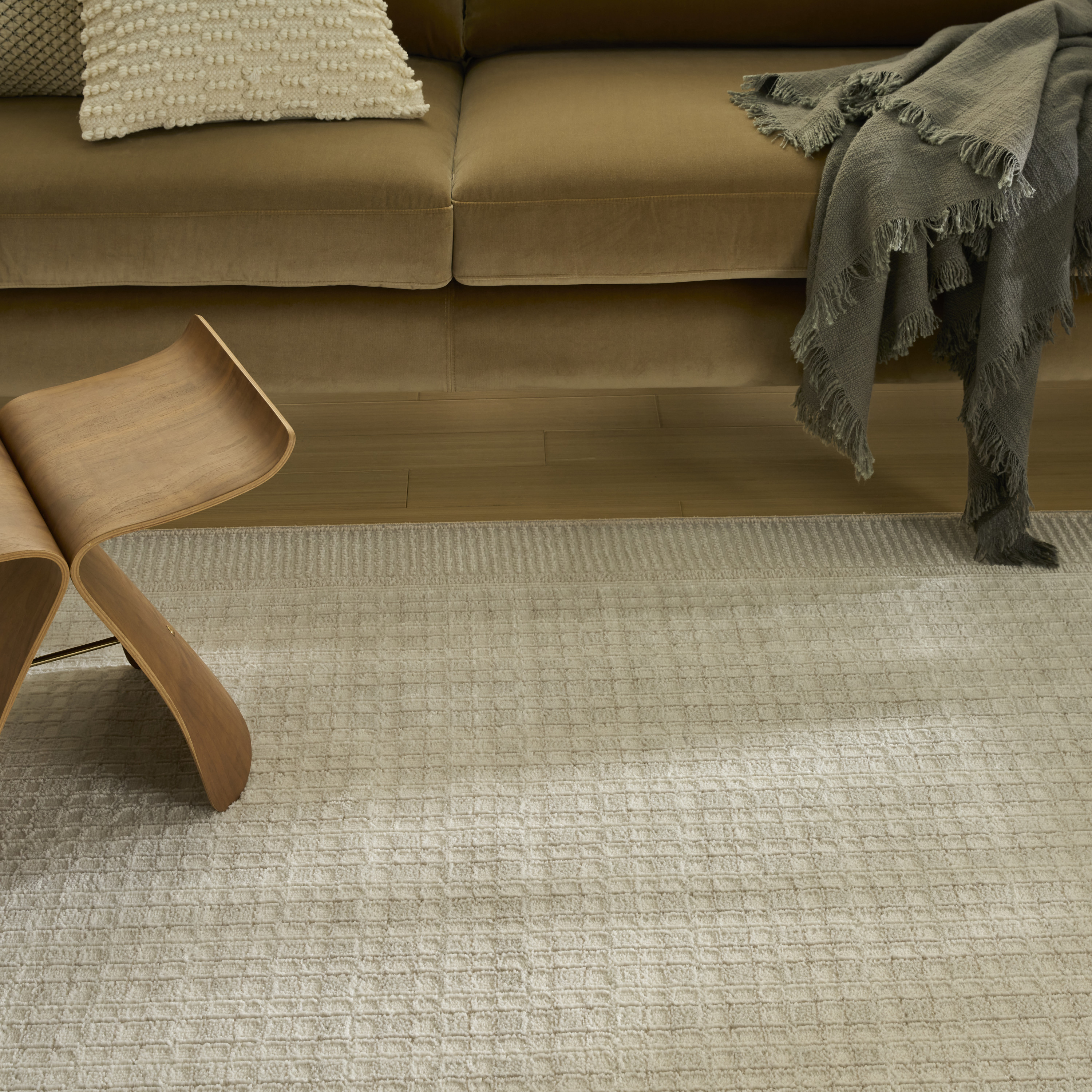 Nourison Nordic 6' x 9' Ivory Modern Indoor Rug