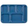 Carlisle, Right-Hand Heavyweight 6-Compartment Melamine Tray 10" x 14", Sandshade