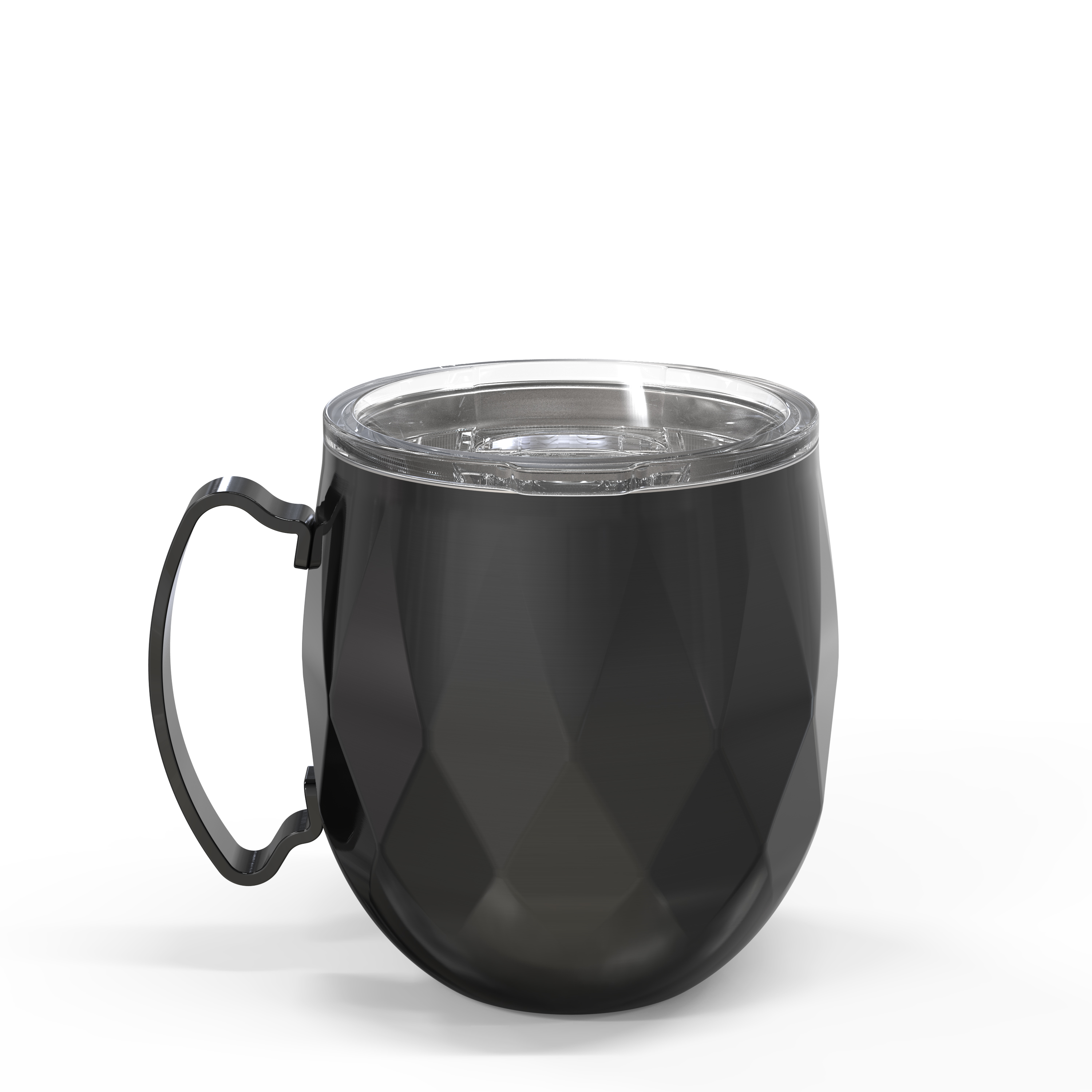 Fractal 19 ounce Vacuum Insulated Stainless Steel Mule Mug, Black slideshow image 2 Fractal 19 ounce Vacuum Insulated Stainless Steel Mule Mug, Black slideshow image 2