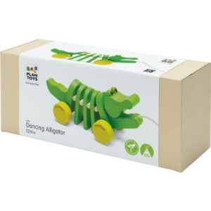 Dancing Alligator Wooden Pull Toy