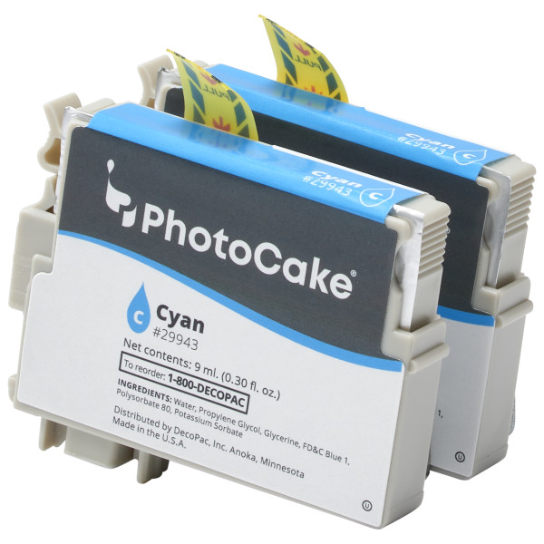 PhotoCake XP-4200/XP-3200 Cyan Cartridge - Red 3 Free PhotoCake® Ink