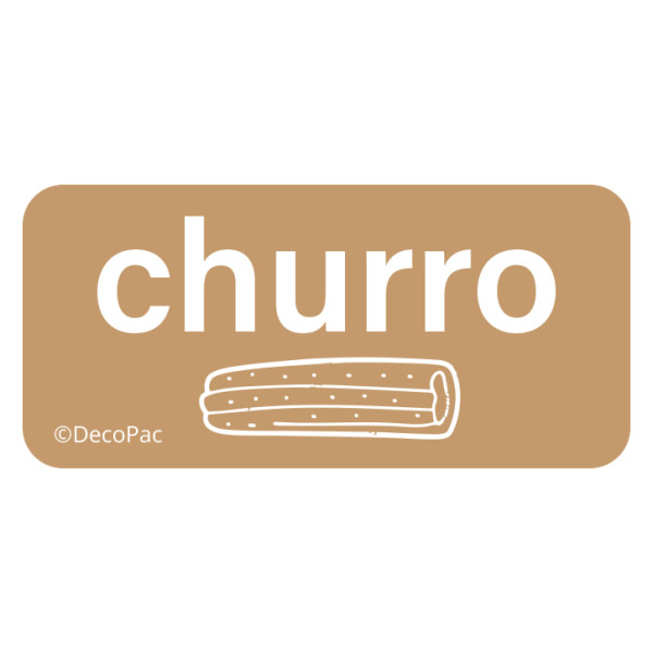 Churro Promotional Label