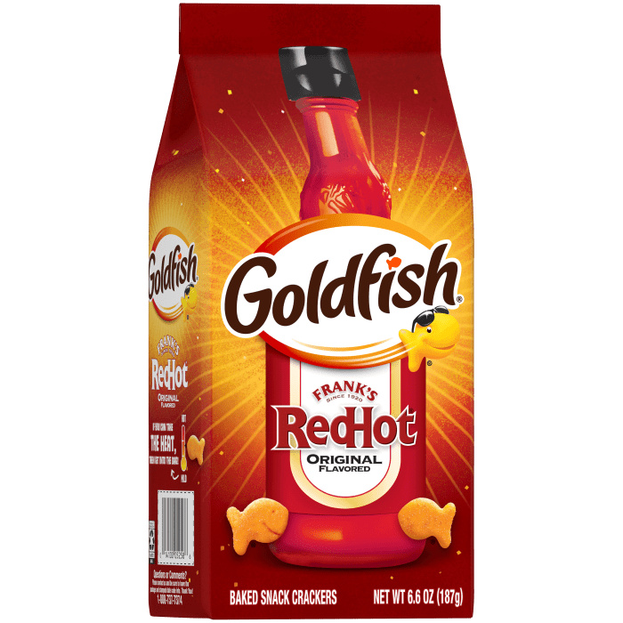 Goldfish® Franks RedHot Bag, 6.6 oz, bag - Left Angle Image