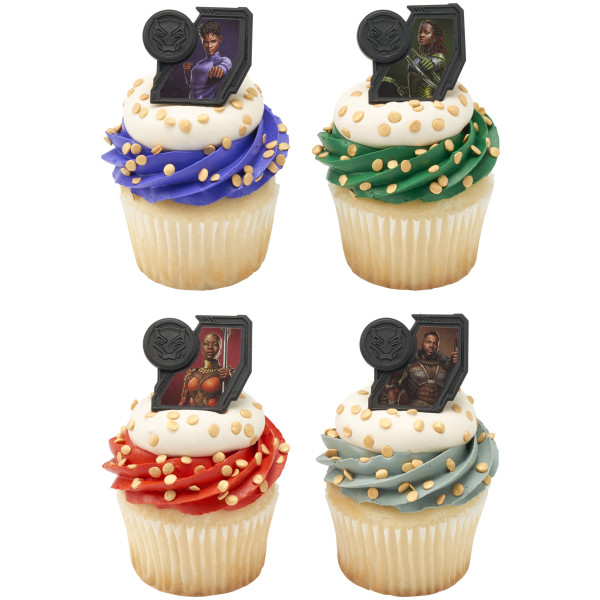 MARVEL Black Panther: Wakanda Forever Cupcake Rings