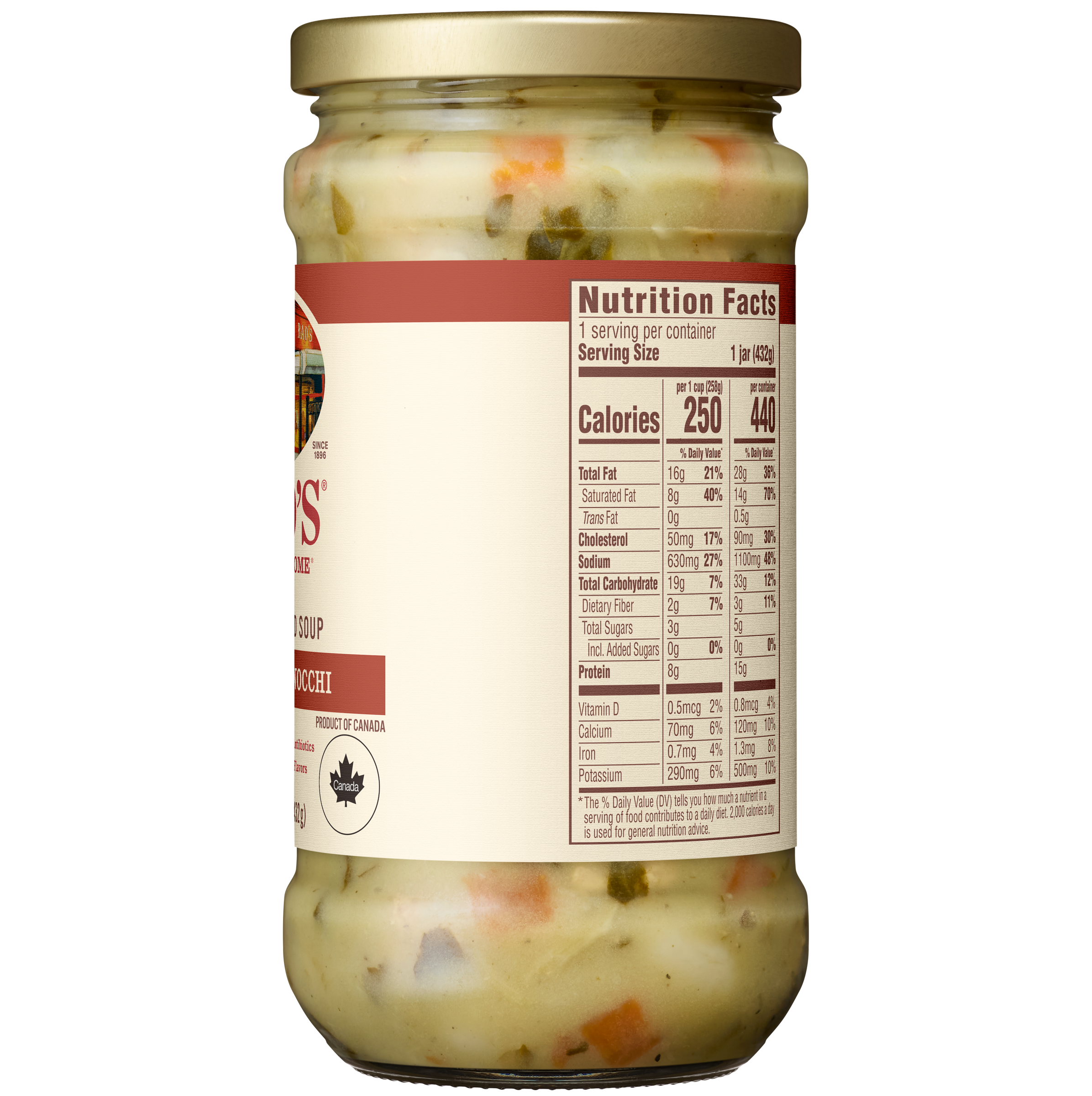 Chicken & Gnocchi Soup, 15.25 oz - Right Image