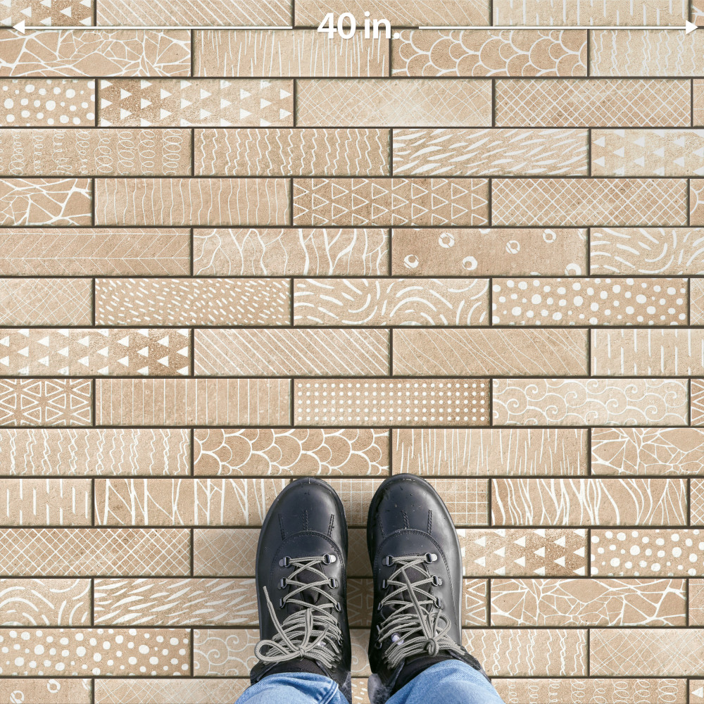 Atlas Brick Essence Cotto 2-3/8 in. x 9-3/4 in. Porcelain Floor and Wall Tile