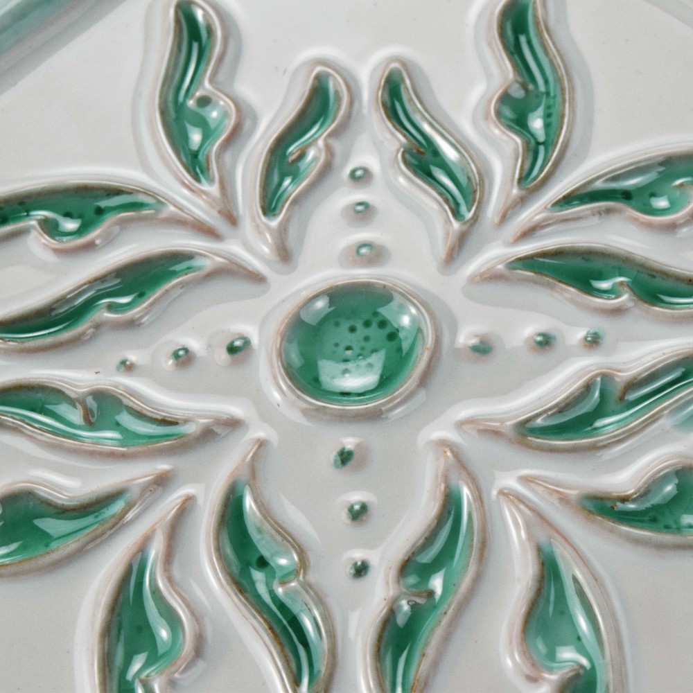 Novecento Taco Evoli Aguamarina 5-1/8 in. x 5-1/8 in. Ceramic Wall Tile