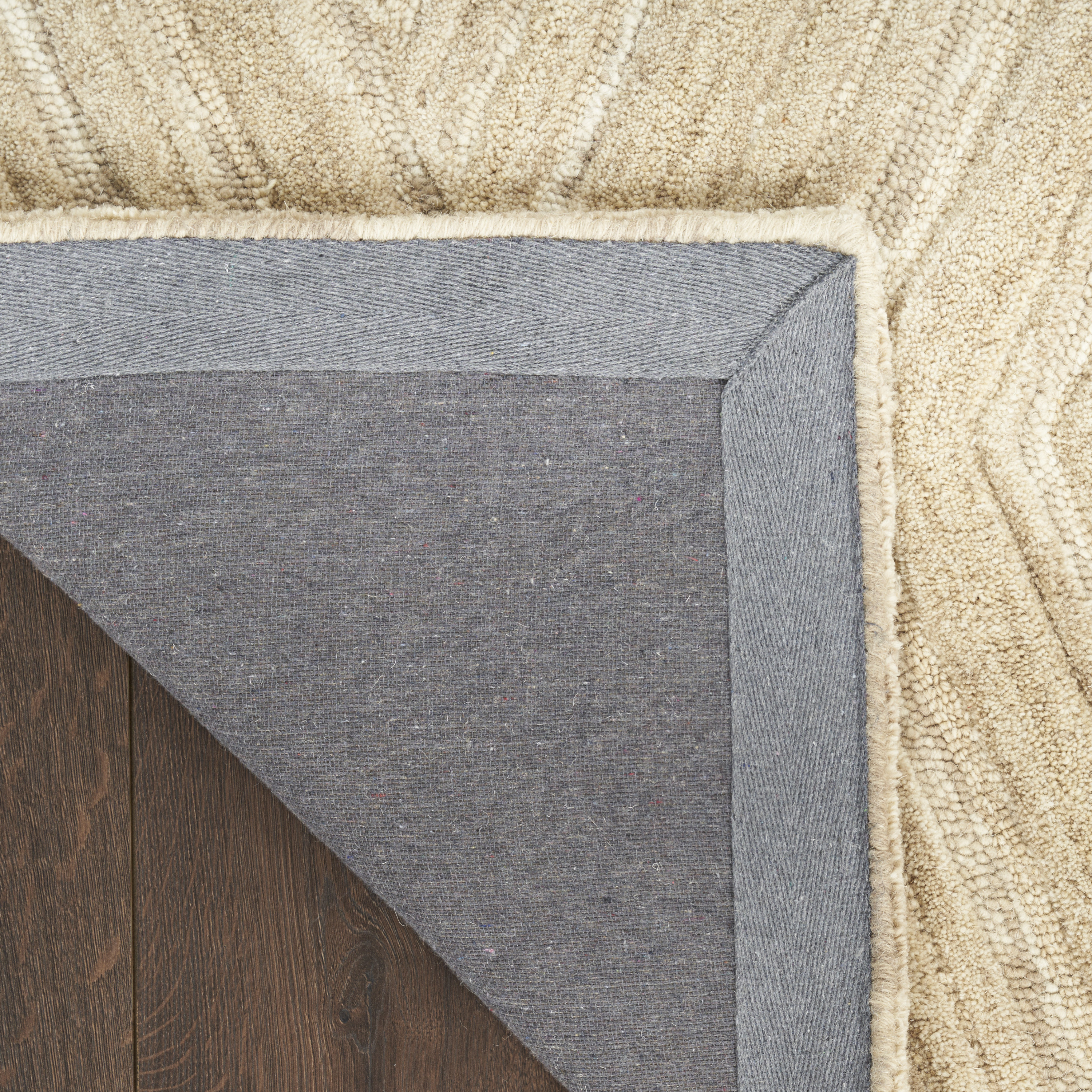 Nourison Graceful 7'9" x 9'9" Taupe Modern Indoor Rug