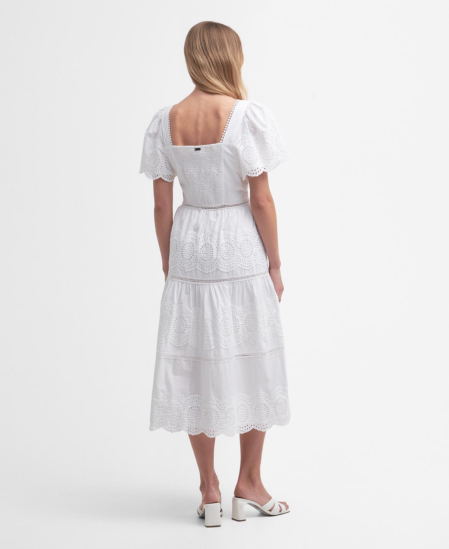 Joanne Broderie Midi Dress image number 2