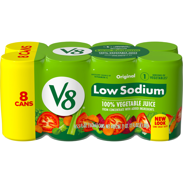 Low Sodium 100% Vegetable Juice