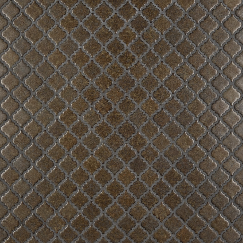 Sample – Hudson Tangier Brownstone Porcelain Mosaic Tile