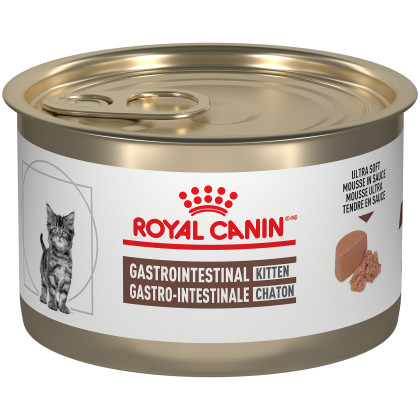 Royal Canin Veterinary Diet Feline Gastrointestinal Kitten Ultra Soft Mousse in Sauce Canned Kitten Food