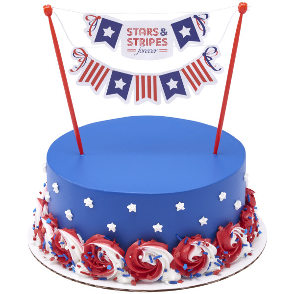 Stars and Stripes Forever Banner Layon