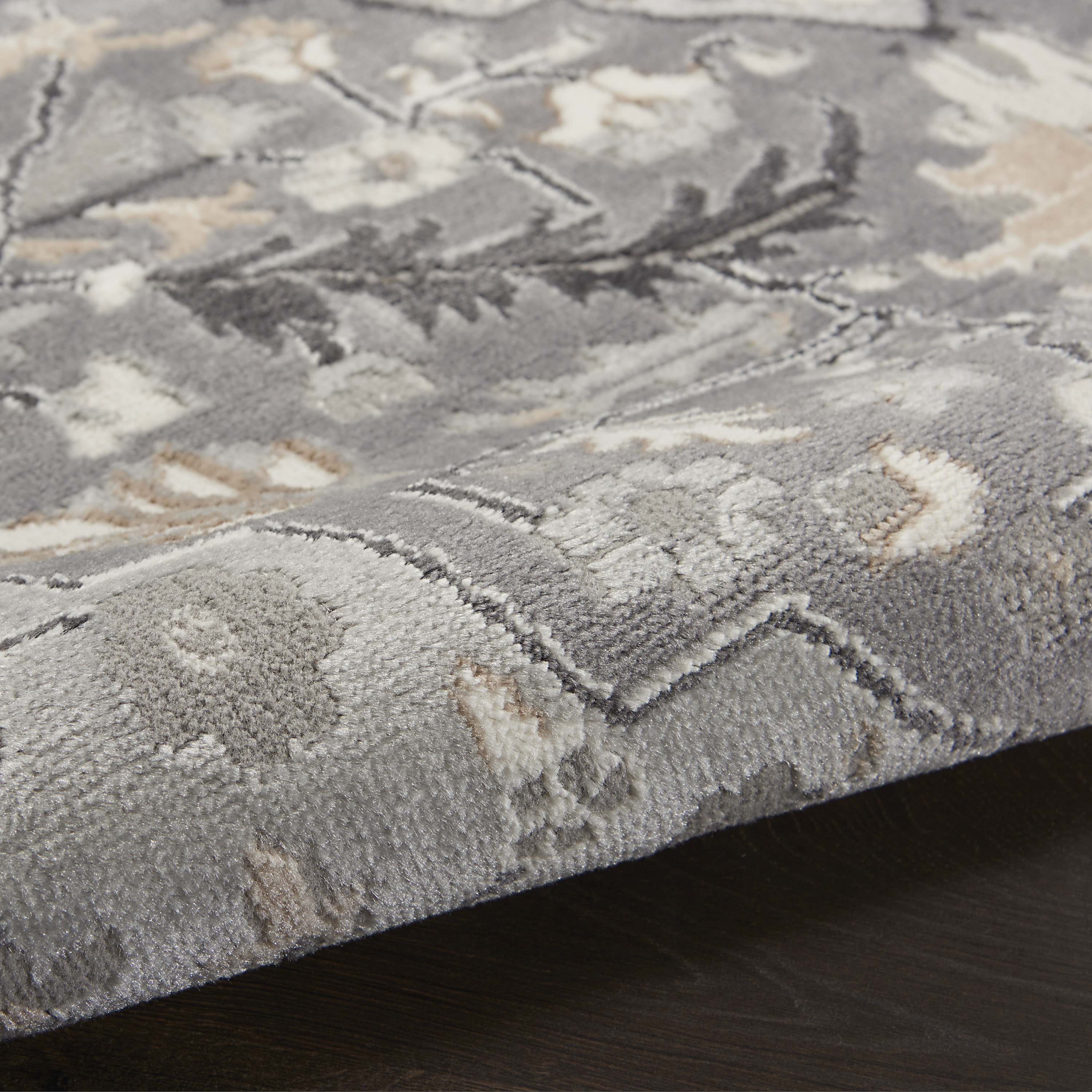Nourison Elation 2' x 3' Grey Transitional Indoor Rug
