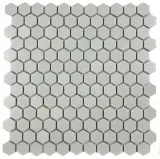 Hexes And O’S White 1″ Hexagon Mosaic Matte Hexes And O’S White 1″ Hexagon Mosaic Matte