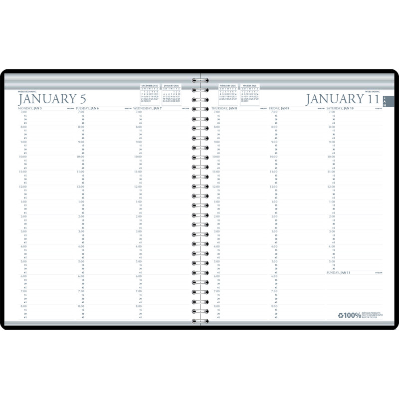 Professional+Weekly+Planner%2C+24+Months%2C+January-December
