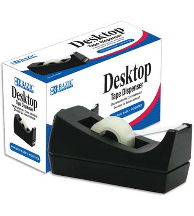 BAZIC® 1" Core Desktop Tape Dispenser