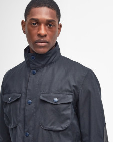Ogston Waxed Jacket Classic Navy