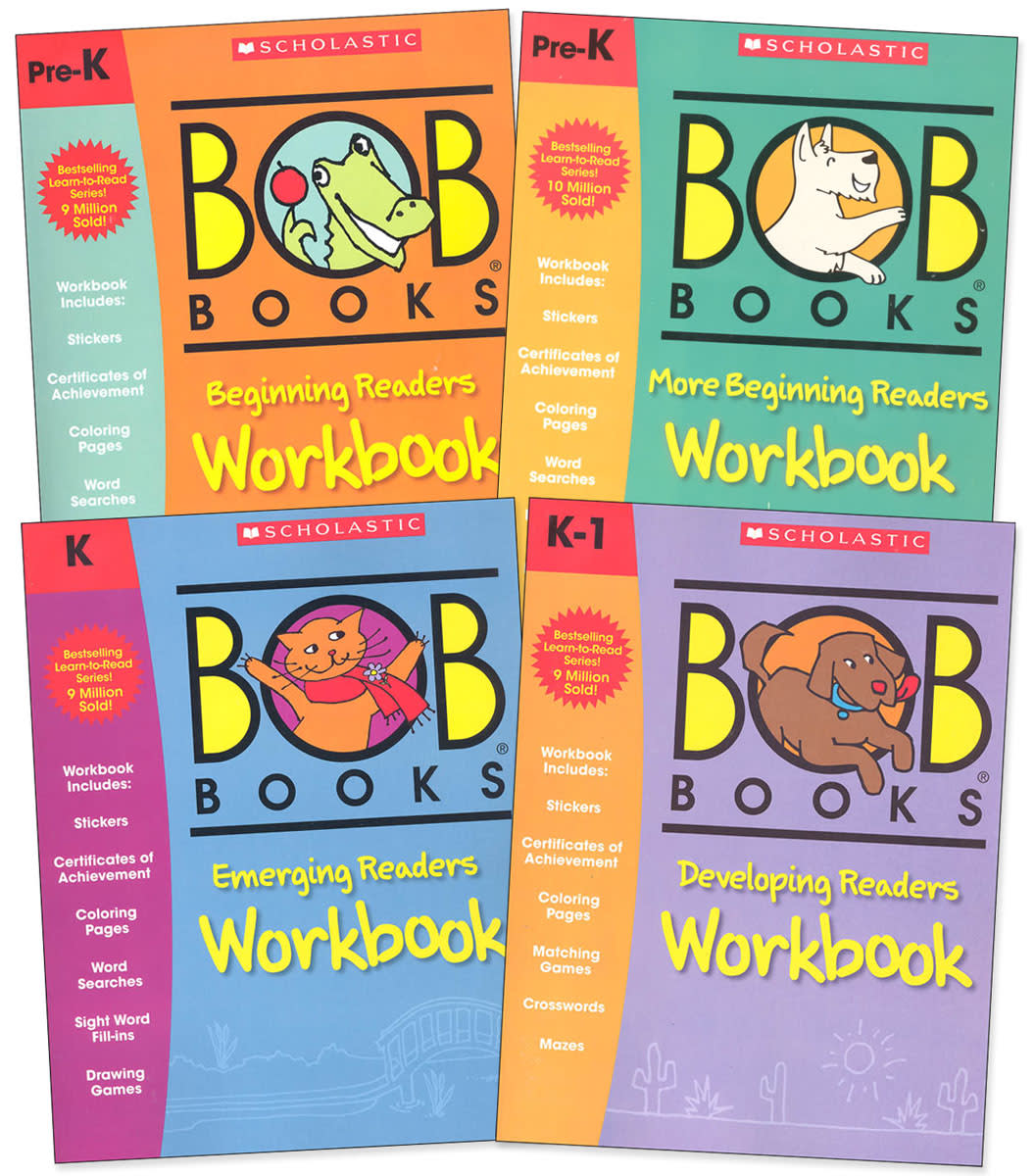 Bob Books Workbooks - Set of 4