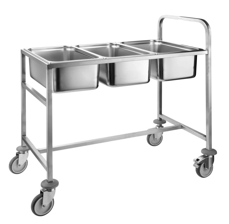 Carro porta cubetas GN