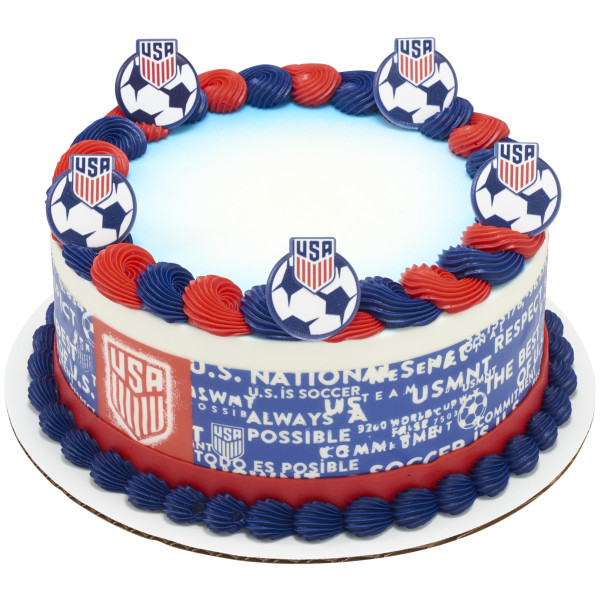 U.S. Soccer The Best of U.S. PhotoCake® Edible Image® Strips