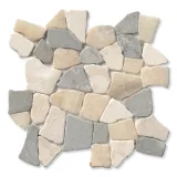 Random Series Kalahari 11-3/4×11-3/4 Random Mosaic Tumbled