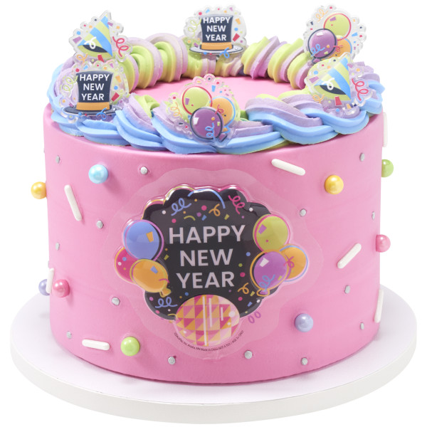 Happy New Year Confetti Pop Tops®