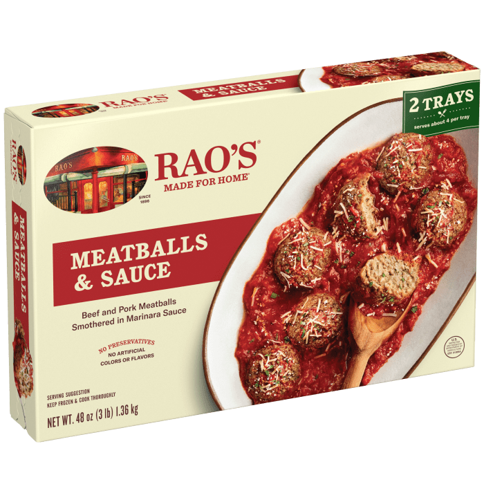 Meatballs & Sauce Frozen Meal, 48 oz - Left angle Image