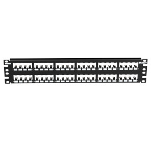 Mini-Com® All Metal Shielded Modular Empty Patch Panels, 2 RU