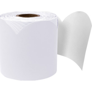 Rolled Scalloped Bulletin Board Border, Whisper Gray, 65 Feet
