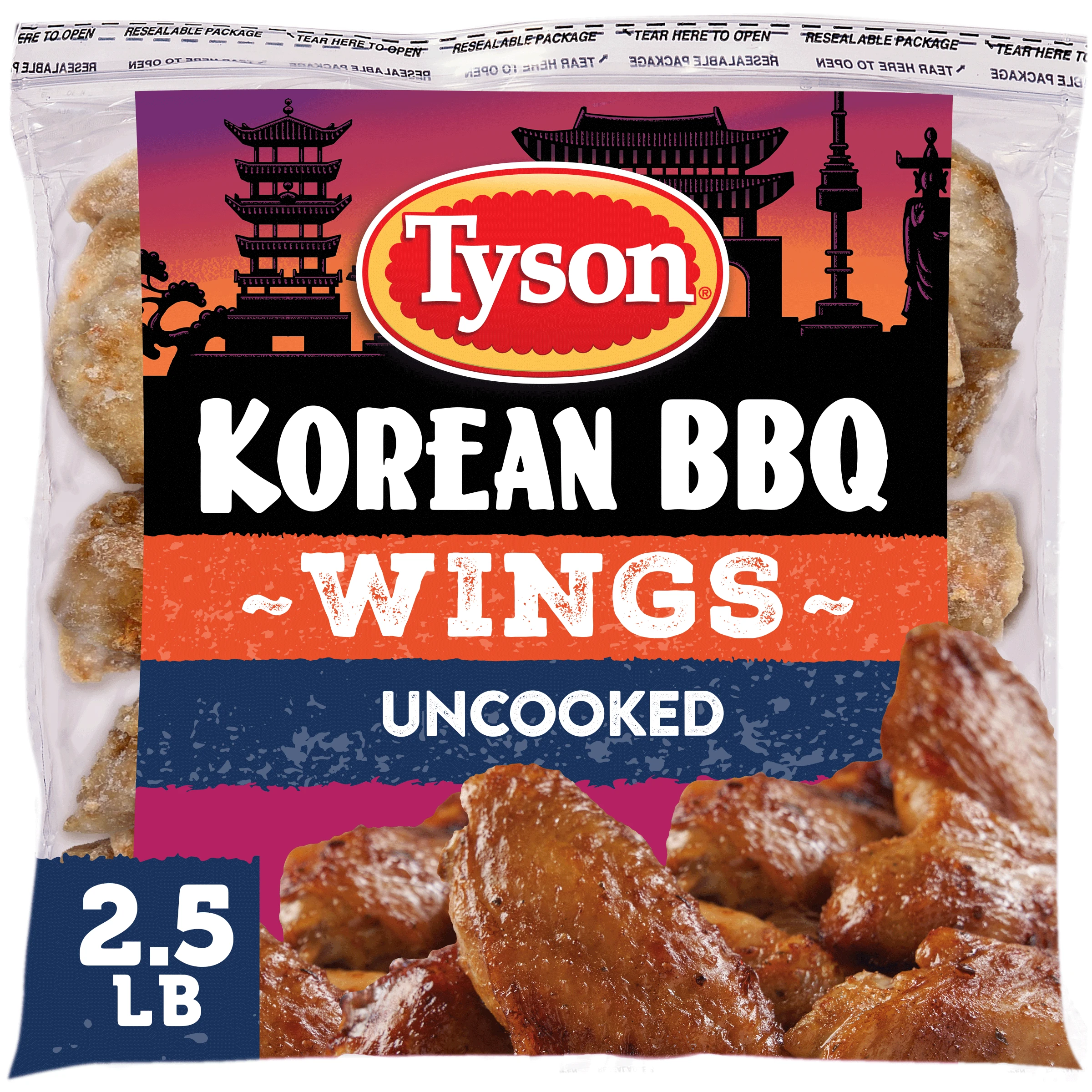 Korean BBQ Frozen Chicken Wings