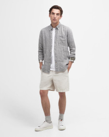 Linton Tailored Long-Sleeved Shirt Olive
