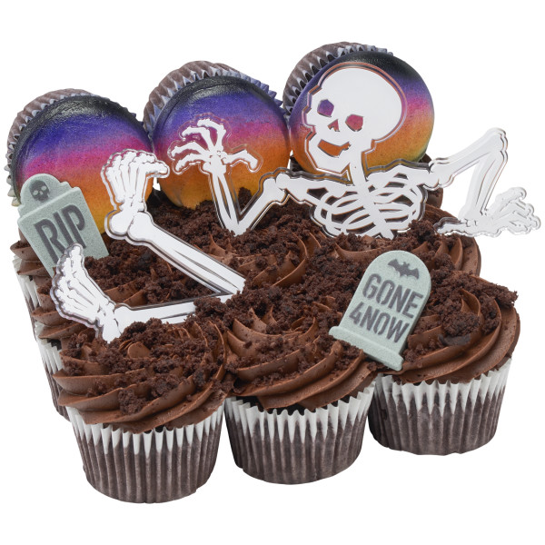 Spooky Skeleton Vertical Layon