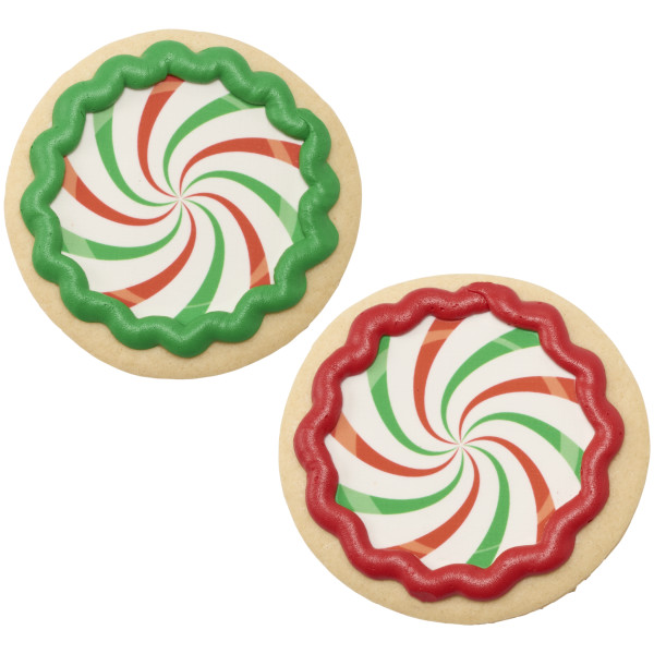 Peppermint Candy PhotoCake® Edible Image®
