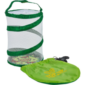 Pop-Up Bug Habitat, Portable Mesh Insect Container with Carry Case