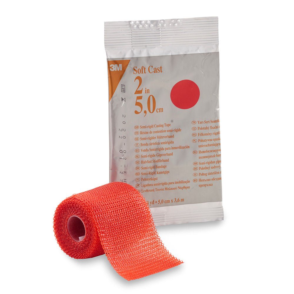Solventum Corporation TAPE, CAST SCOTCHCAST SOFT 2"X4YDS RED (10/CS) 3MORTH