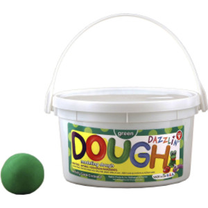 Dazzlin' Dough, Green, 3 lb. tub