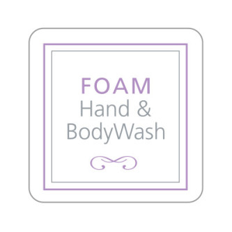 Dispenser Label - Foam Hand & Body Wash