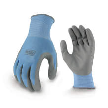 BLACK+DECKER BD513 Blue Ladies Foam Nitrile Grip Glove