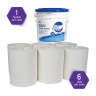 KIM06001, Kimberly Clark, Kimtech Prep, 6.00"x12.00", Hydroentangled, General Purpose Wipers, White