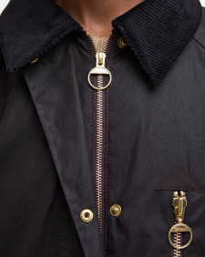 Evette Waxed Car Coat 