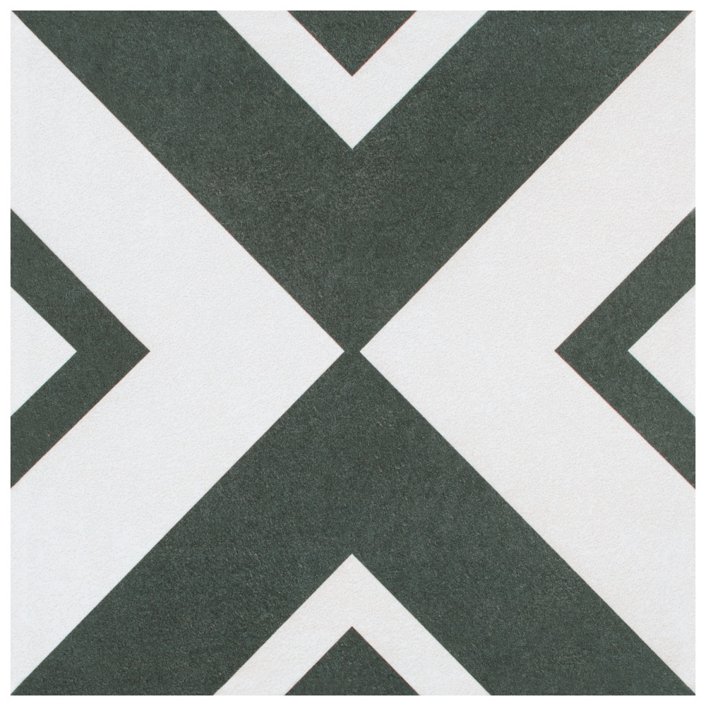 Twenties Vertex 7-3/4 in. x 7-3/4 in. Ceramic Floor and Wall Tile
