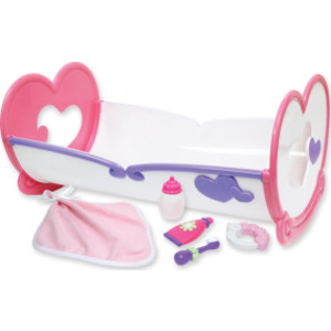 Deluxe Rocking Doll Crib & Accessories