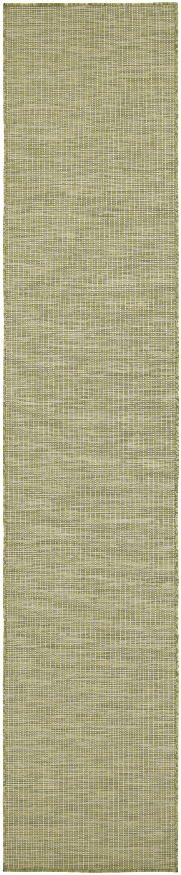 Nourison Positano 2'2" x 8' Green Modern Rug