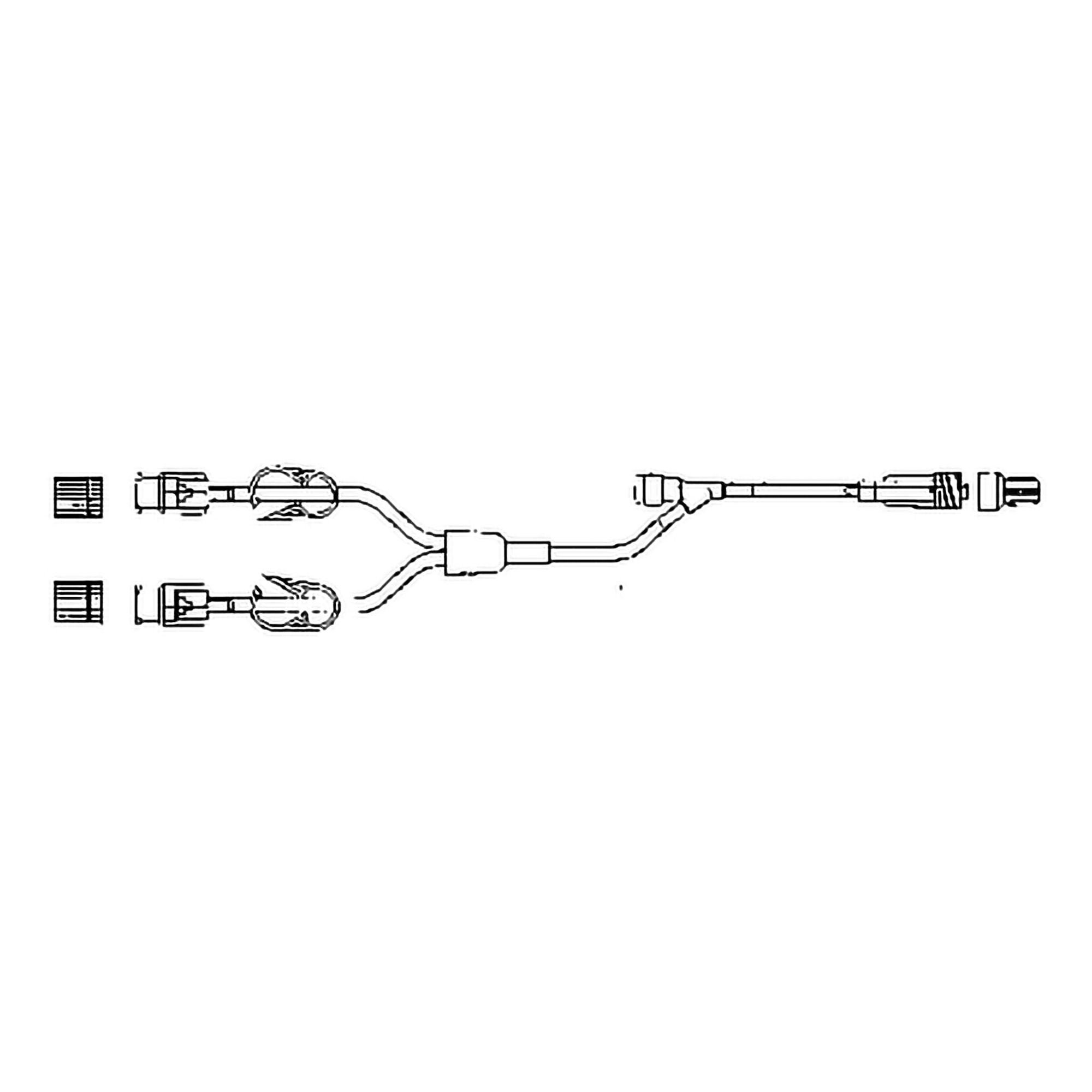 McKesson Brand IV EXTENSION ST, MACRO BORE BIFURC W/2 CHK VLV 7.5'' (50/CS)