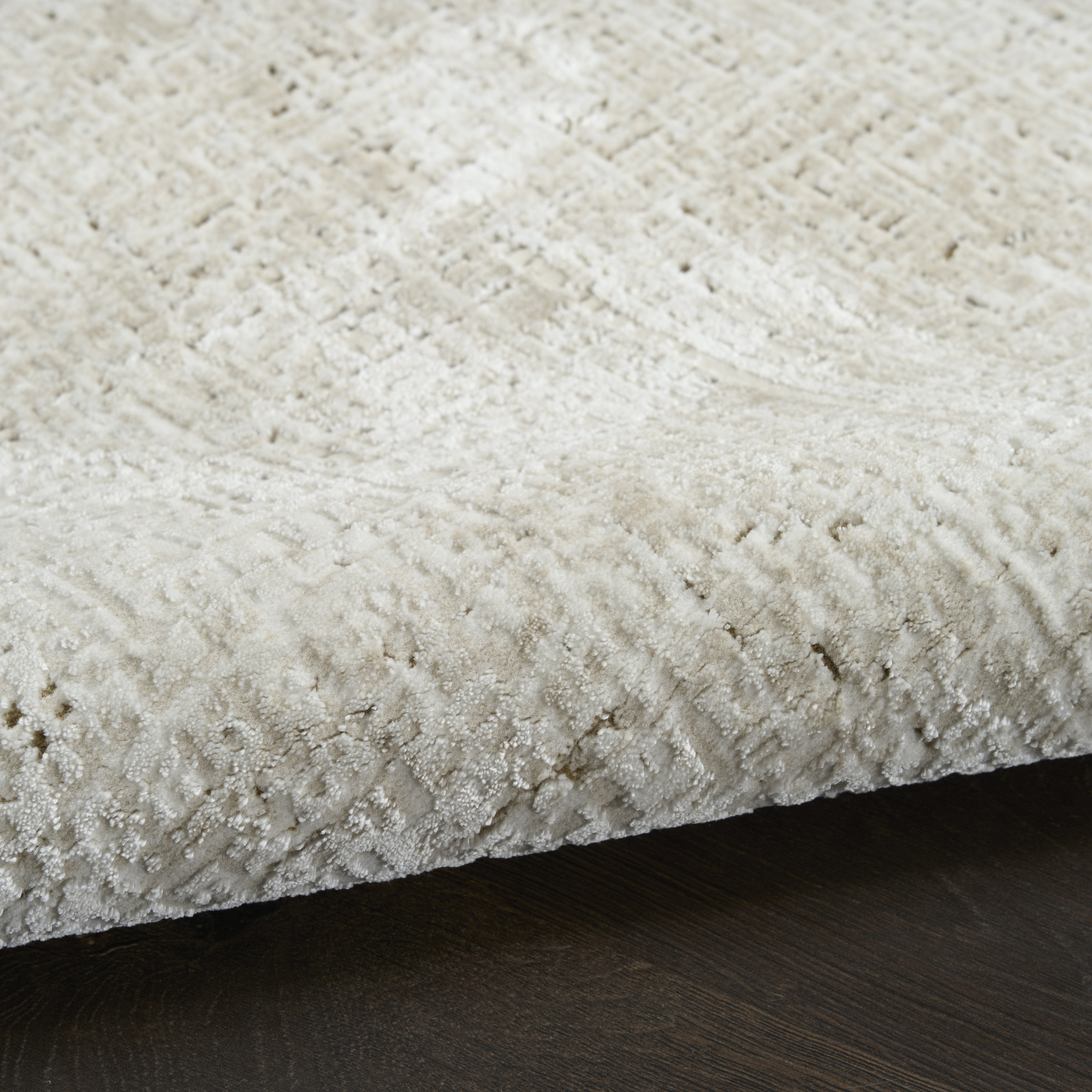 DKNY Grand Street 2'2" x 10' Ivory Beige Modern Indoor Rug